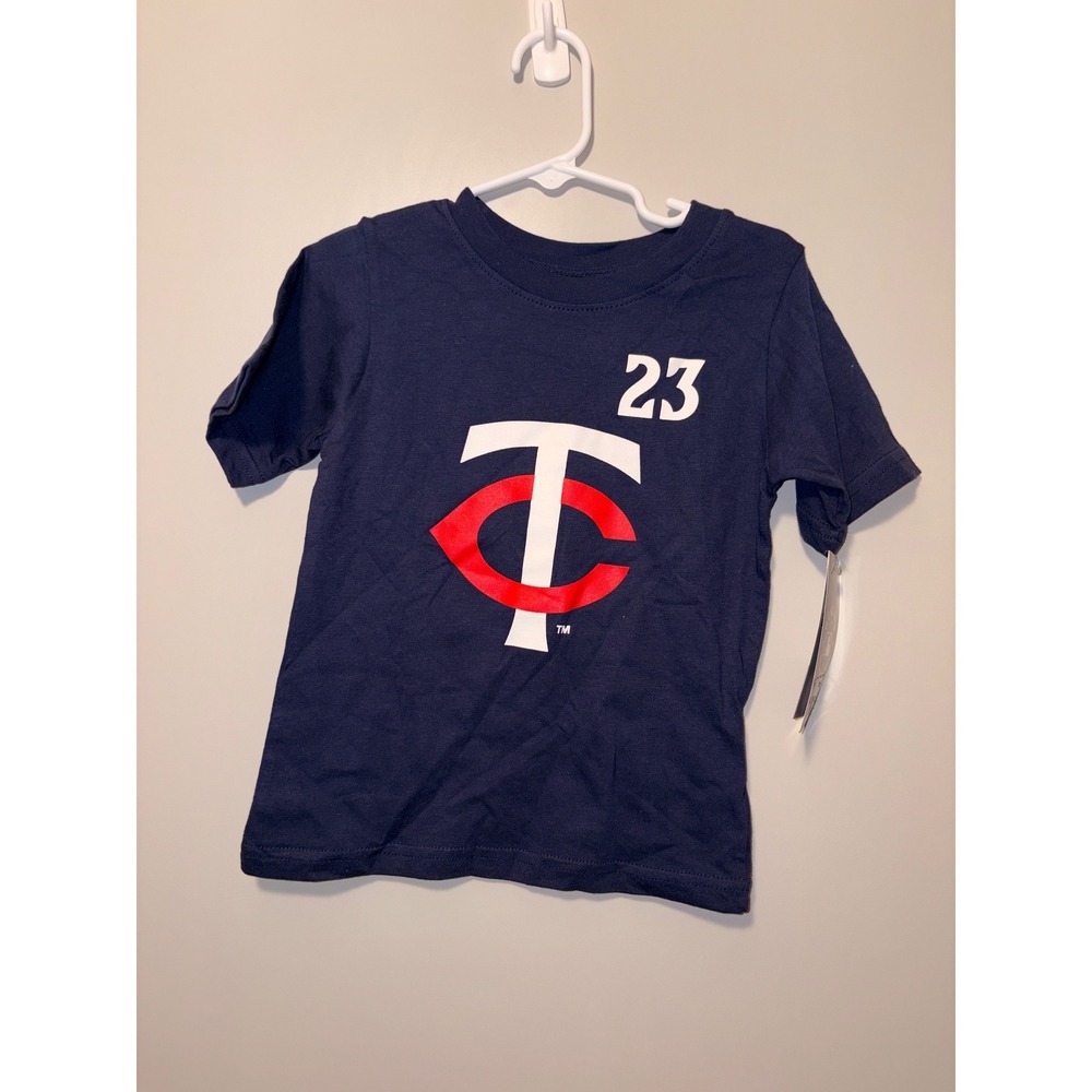 MLB Minnesota Twins Royce Lewis #23 Navy Blue Toddler T-Shirt 3T New